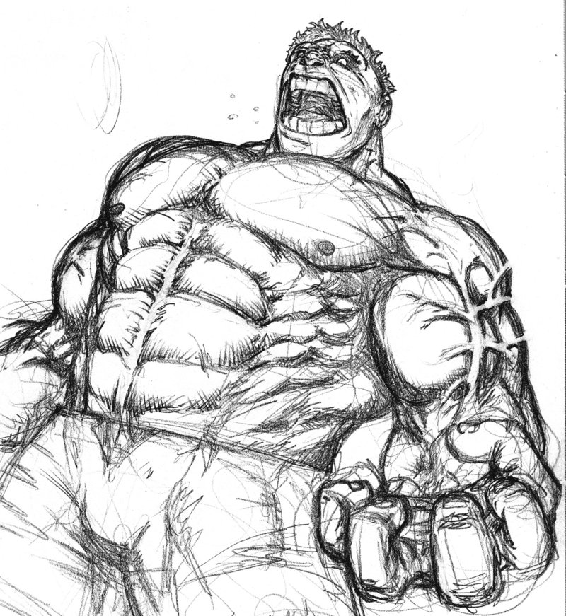 800x871 Old Hulk Sketch By Spacehater