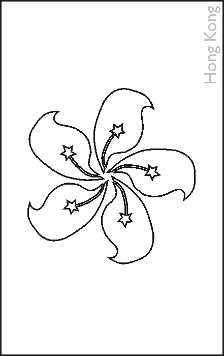 441x700 Colouring Book Of Flags Asia