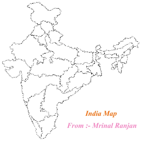 500x500 Map Of India Made Flash. By Marts7