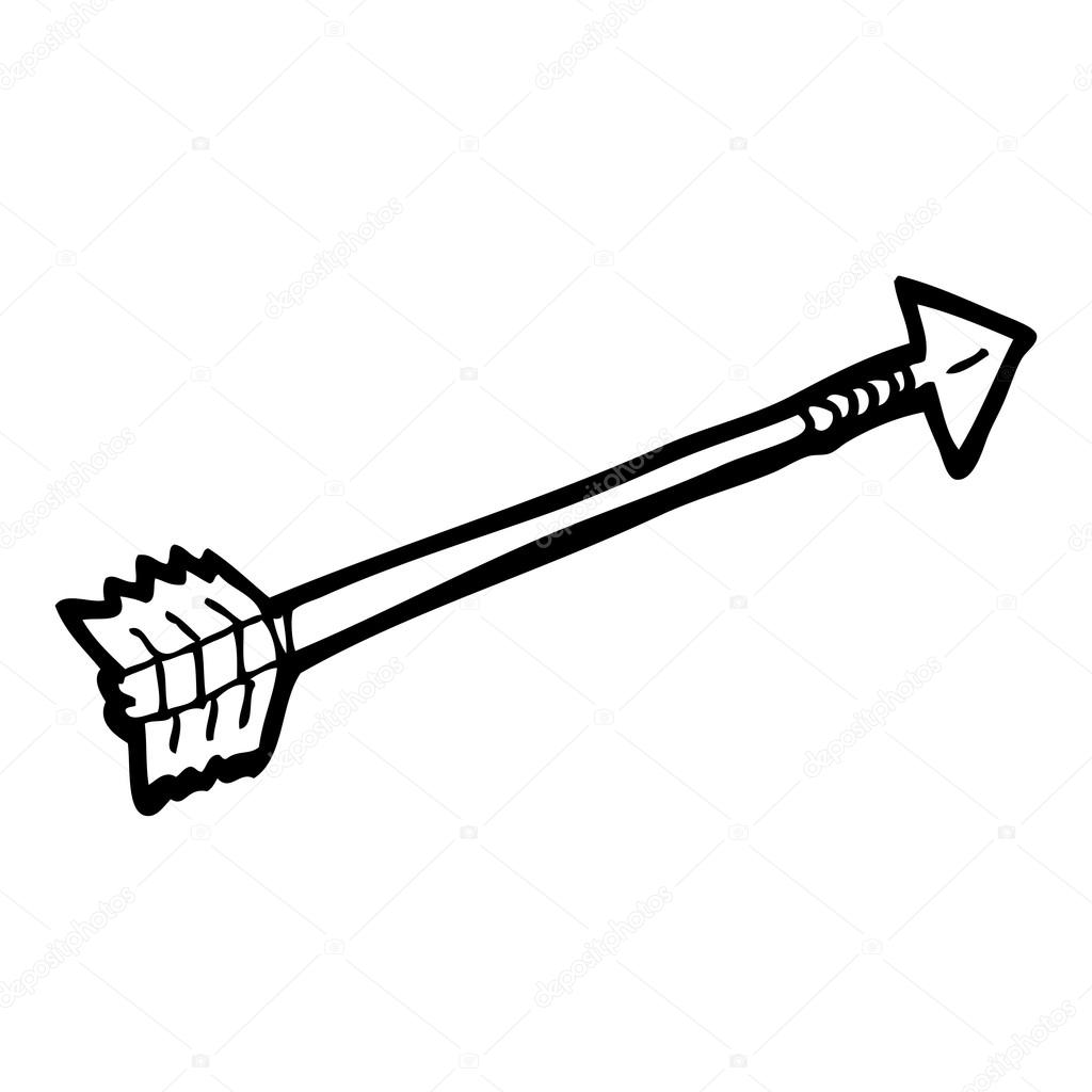 1024x1024 Cartoon Arrow Stock Vector Lineartestpilot