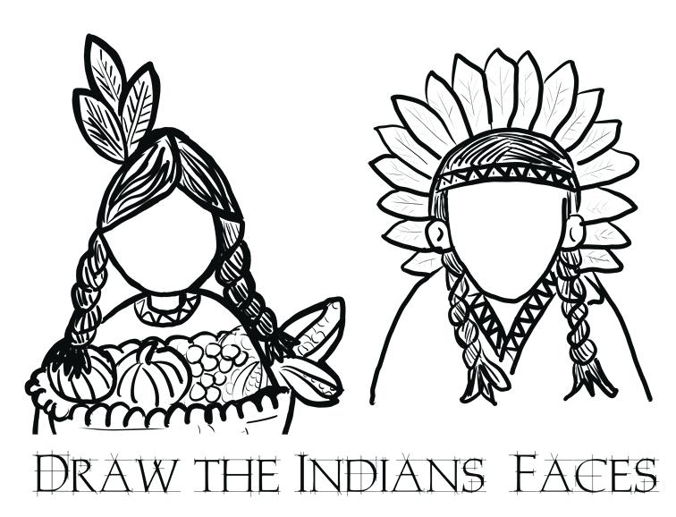 756x578 Long Indian Home Coloring Sheet Little Indian Coloring Sheets