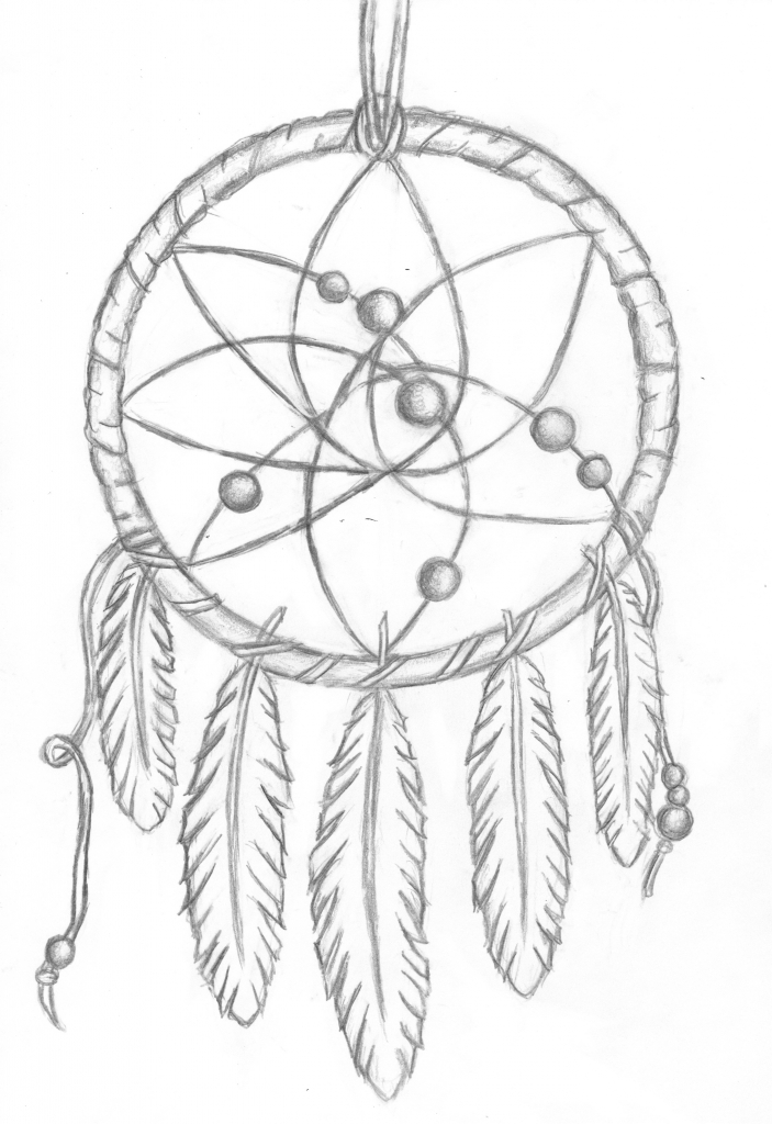 703x1024 Pencil Drawings Of Dreamcatchers 12 Pics Of Dream Catcher Indian