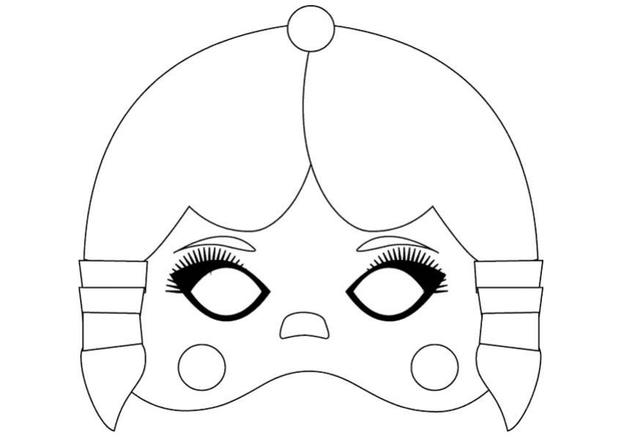 620x438 How To Craft Indian Girl Mask