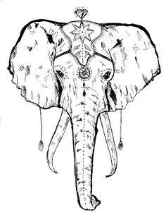 236x302 Sketches Elephant Images Black And White