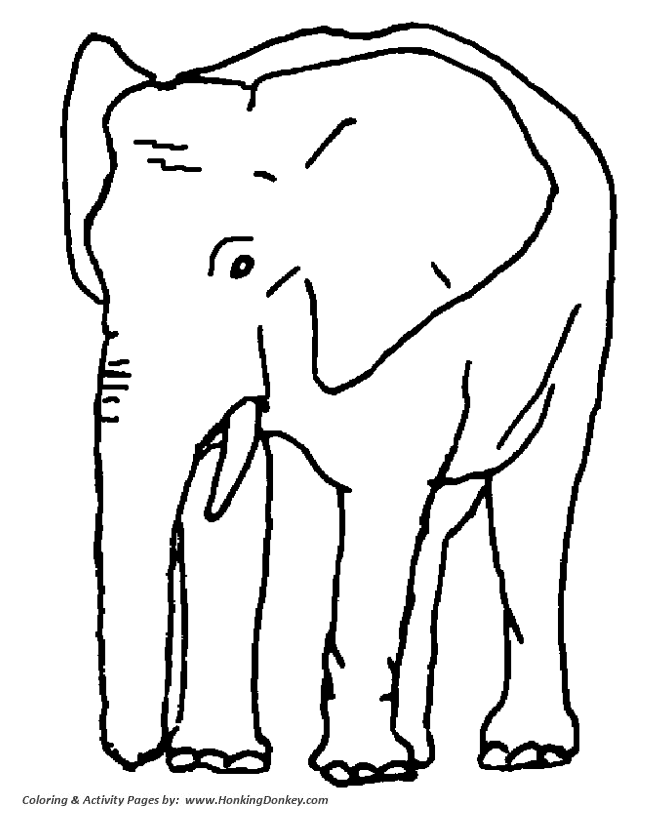 670x820 African And Indian Elephants Coloring Pages Elephant Coloring