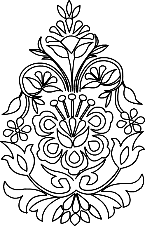 497x774 Indian Flower Patterns And Designs