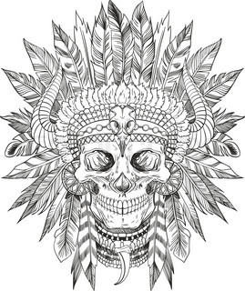 269x320 American Native Chief Head