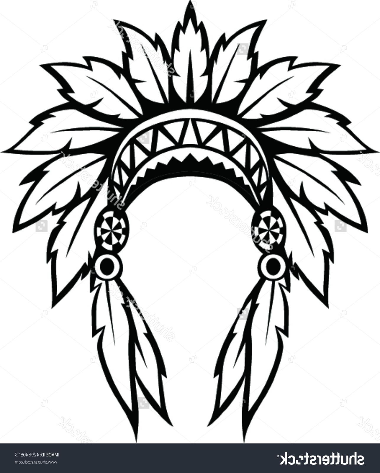 Download Indian Headdress Drawing at GetDrawings.com | Free for ...
