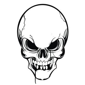 300x300 Indian Skull Clip Art Vector Indian Graphics Clipart Me