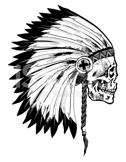 432x556 44 Indian Chief Skull Head Tattoos
