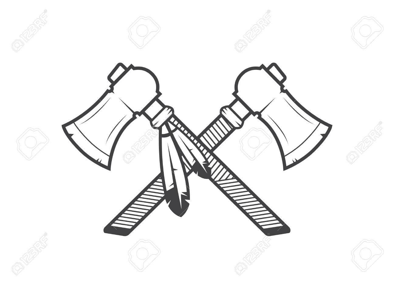 1300x1004 Native American Tomahawk Royalty Free Cliparts, Vectors, And Stock