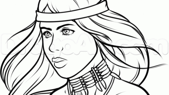 570x320 Native American Drawings How To Draw A Native American Warrior