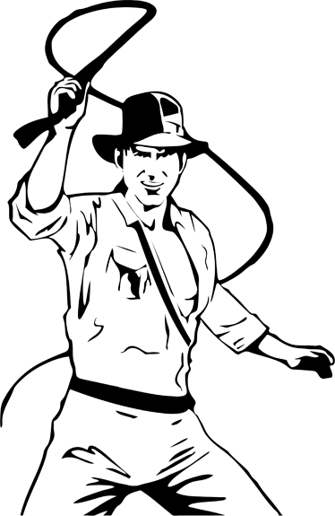 374x575 Indiana Jones Clipart