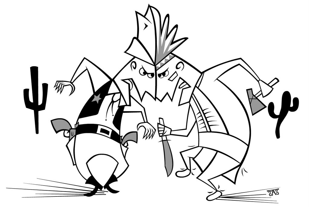 1023x685 Art Jumble Blog Week 015 Cowboys And Indians