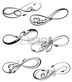 236x267 Love Infinity Heart Tattoo Design Tatuajes