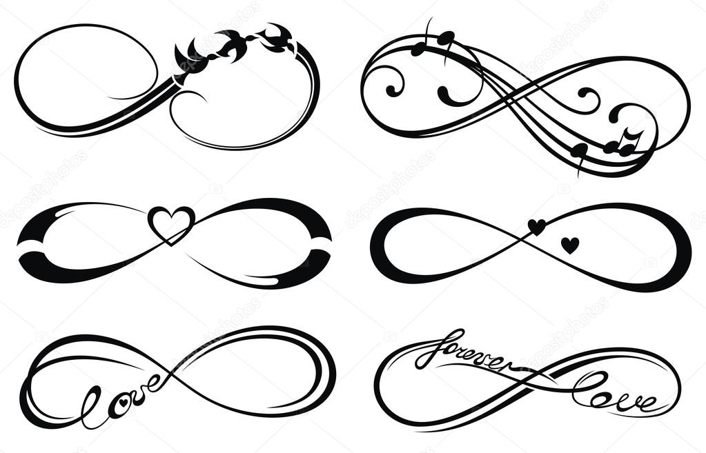 1023x657 Infinity Love, Forever Symbol Stock Vector Ksyshakiss