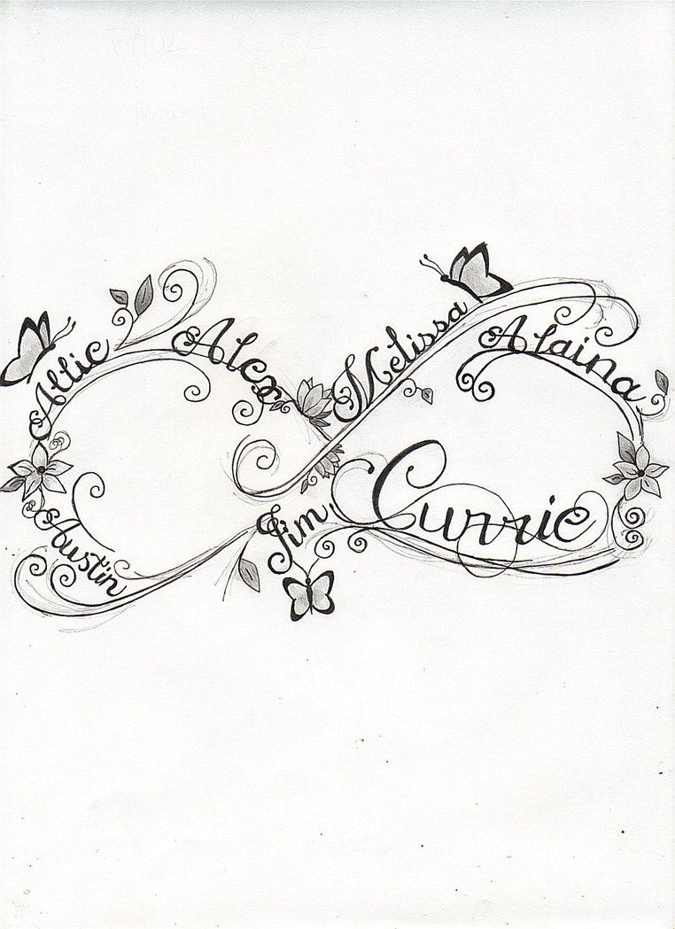 762x1049 Infinity Symbol Tattoo