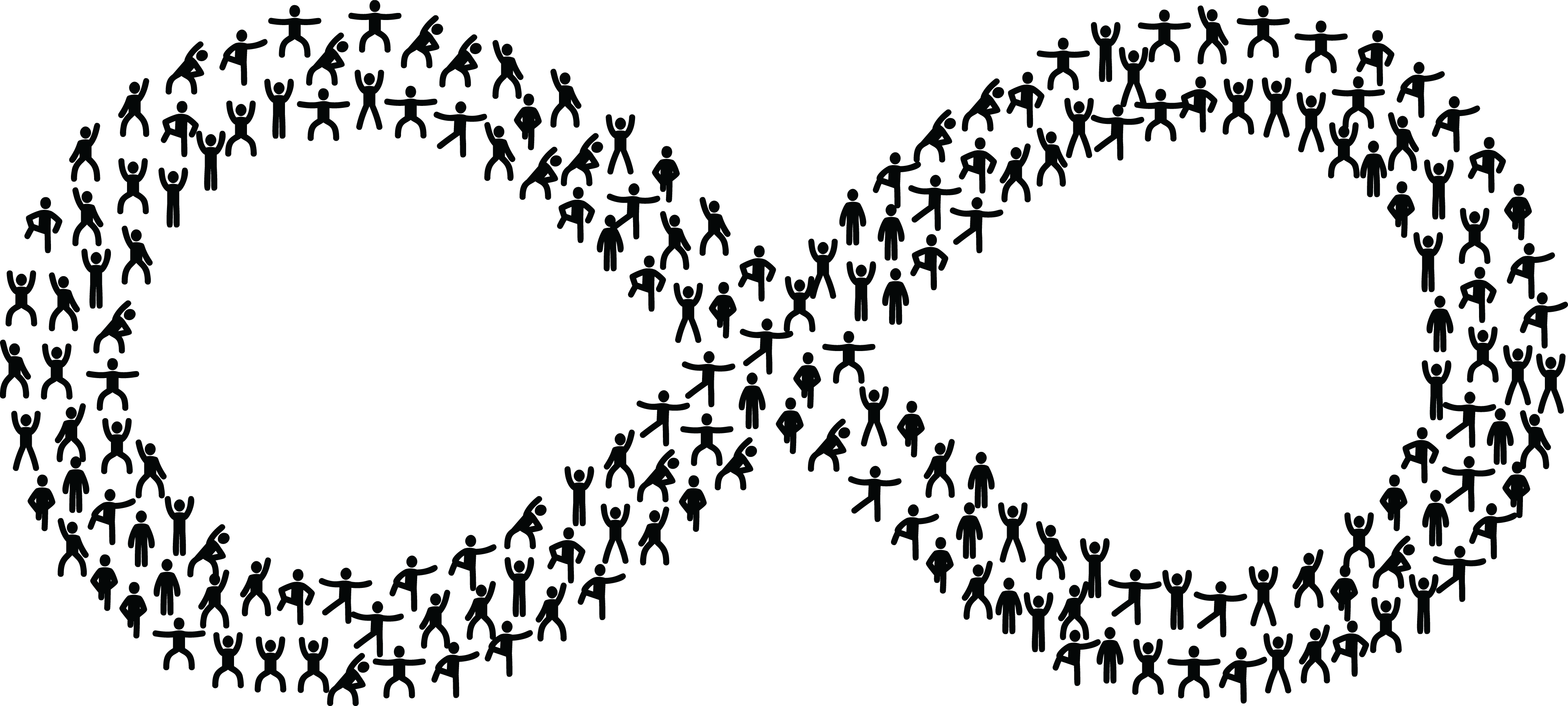 4000x1800 Free Clipart Of A United States Infinity Symbol