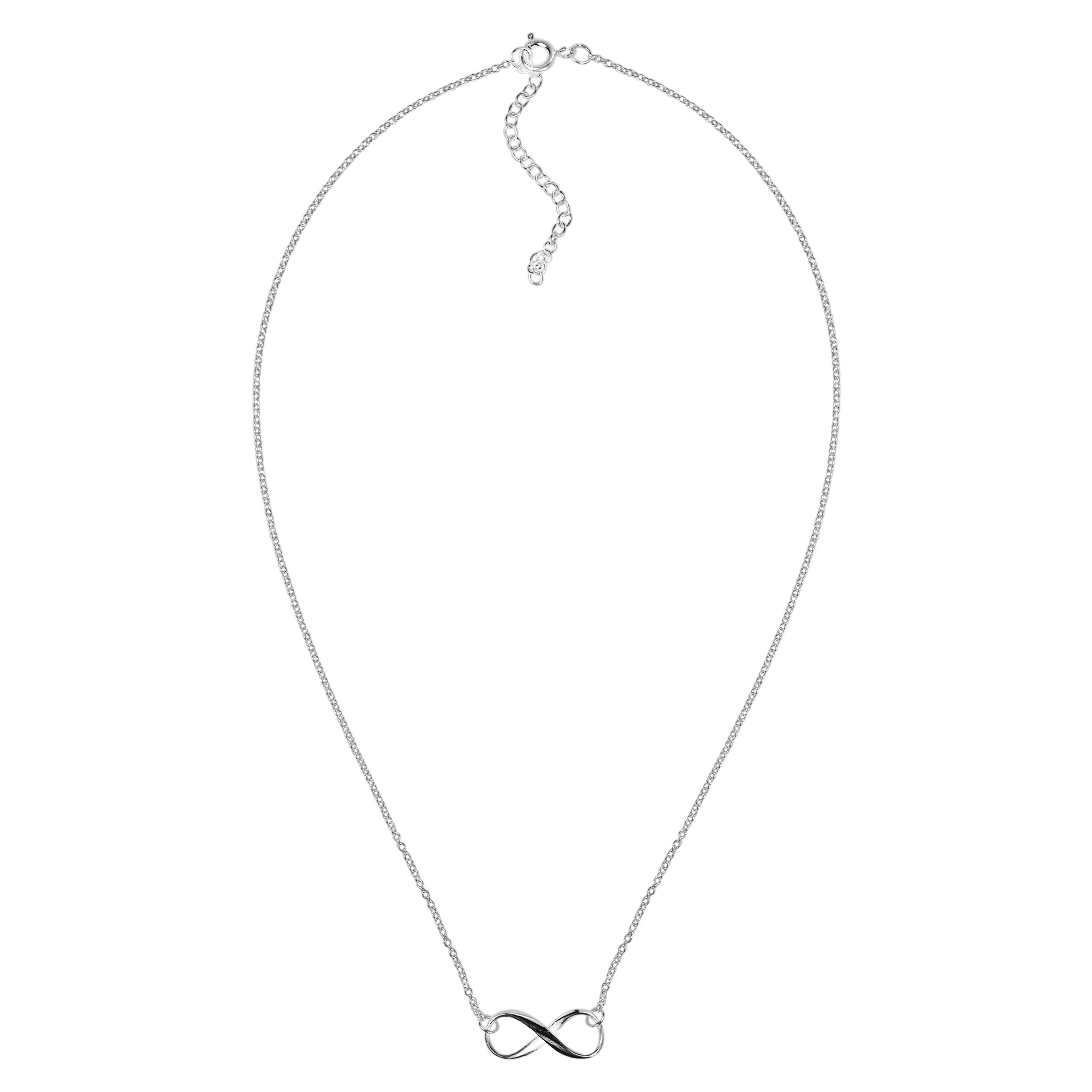 2000x2000 Endless Love Infinity Symbol 925 Sterling Silver Necklace