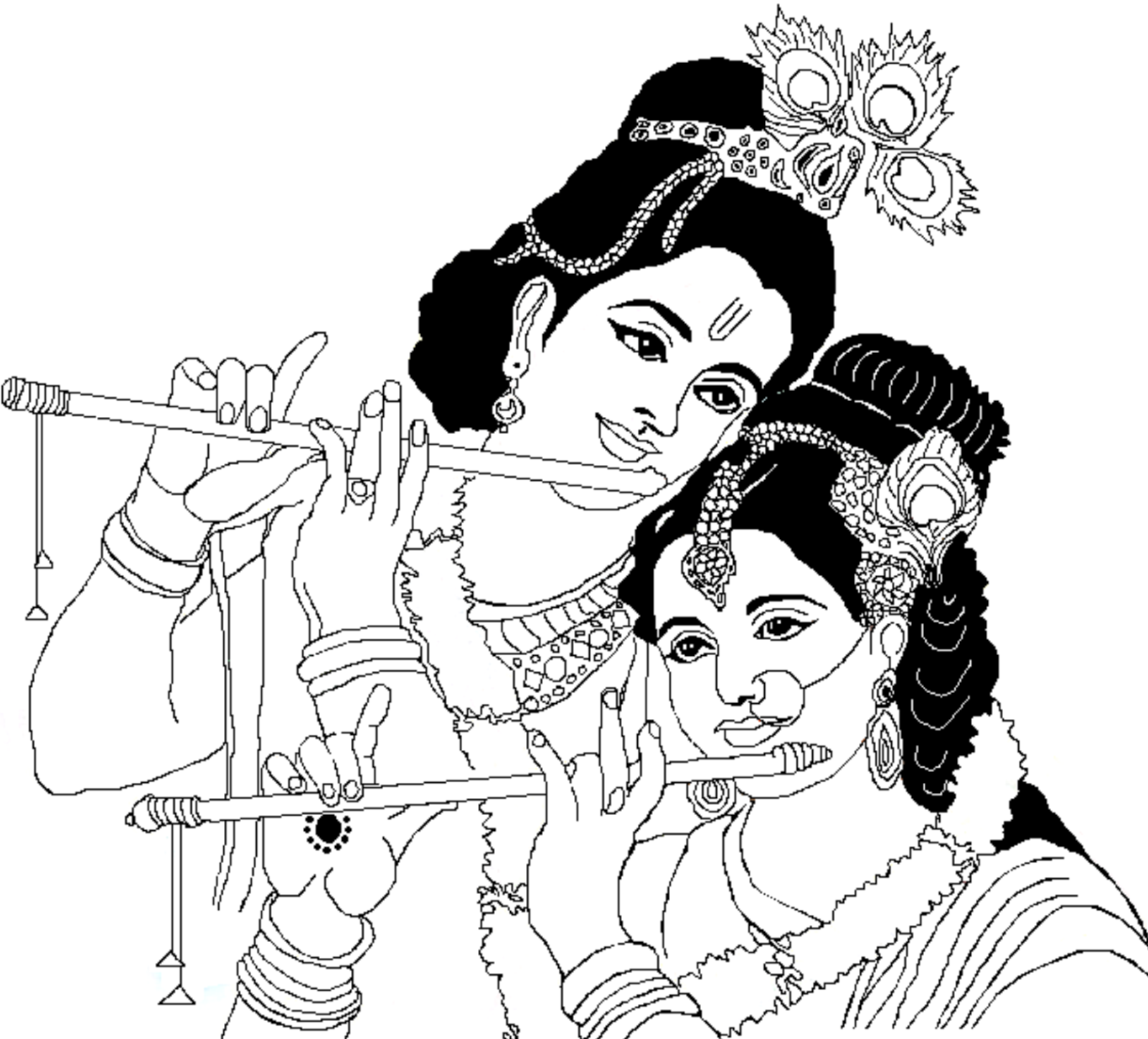 1600x1448 Photos Draw Krishna And Ratha,