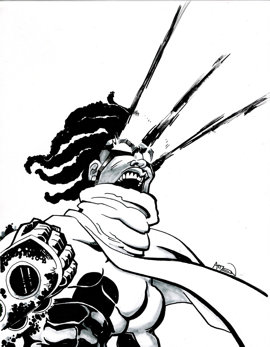 900x1159 The Art Of Samax Amen Character Art Epic From Dark City Comics