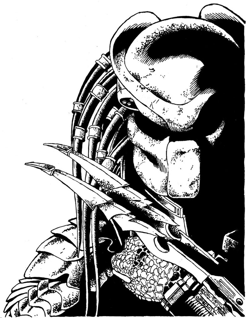 786x1016 Predator Ink Drawing By Whistle72