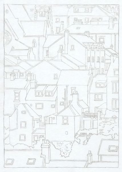 428x600 Pen And Ink Drawing