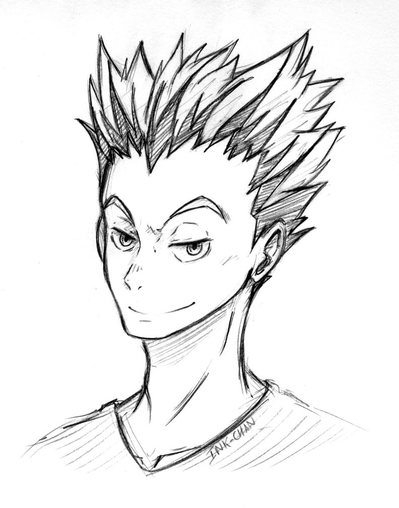 792x1009 Bokuto Koutarou (Sketch) By Ink Heart Dj