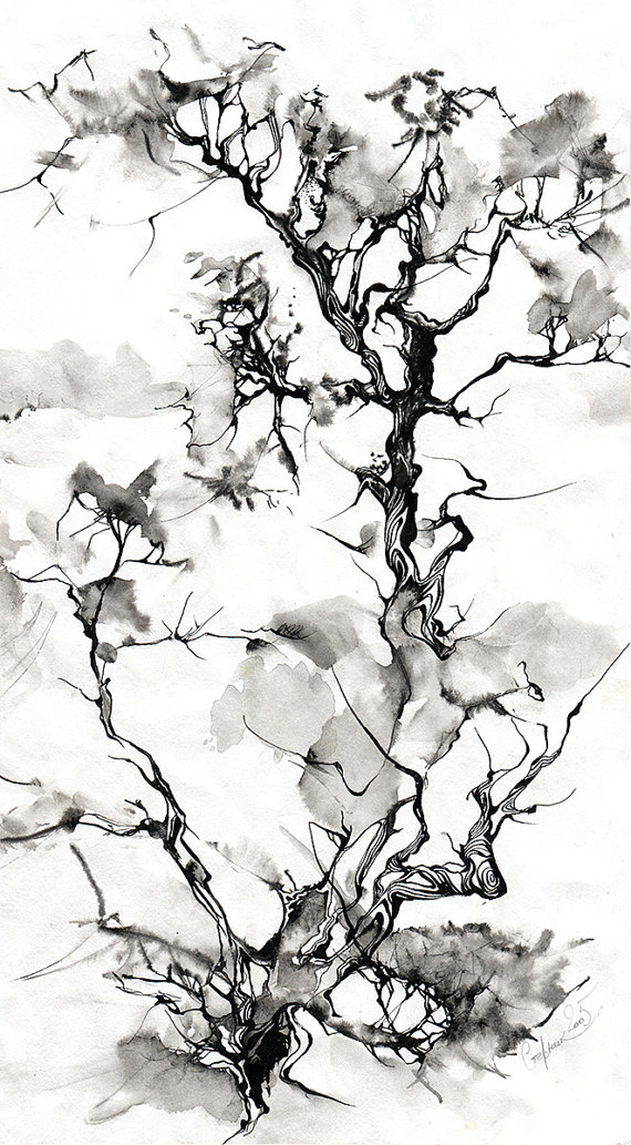 Pen And Ink Tree Drawing At Getdrawings Free Download 5385