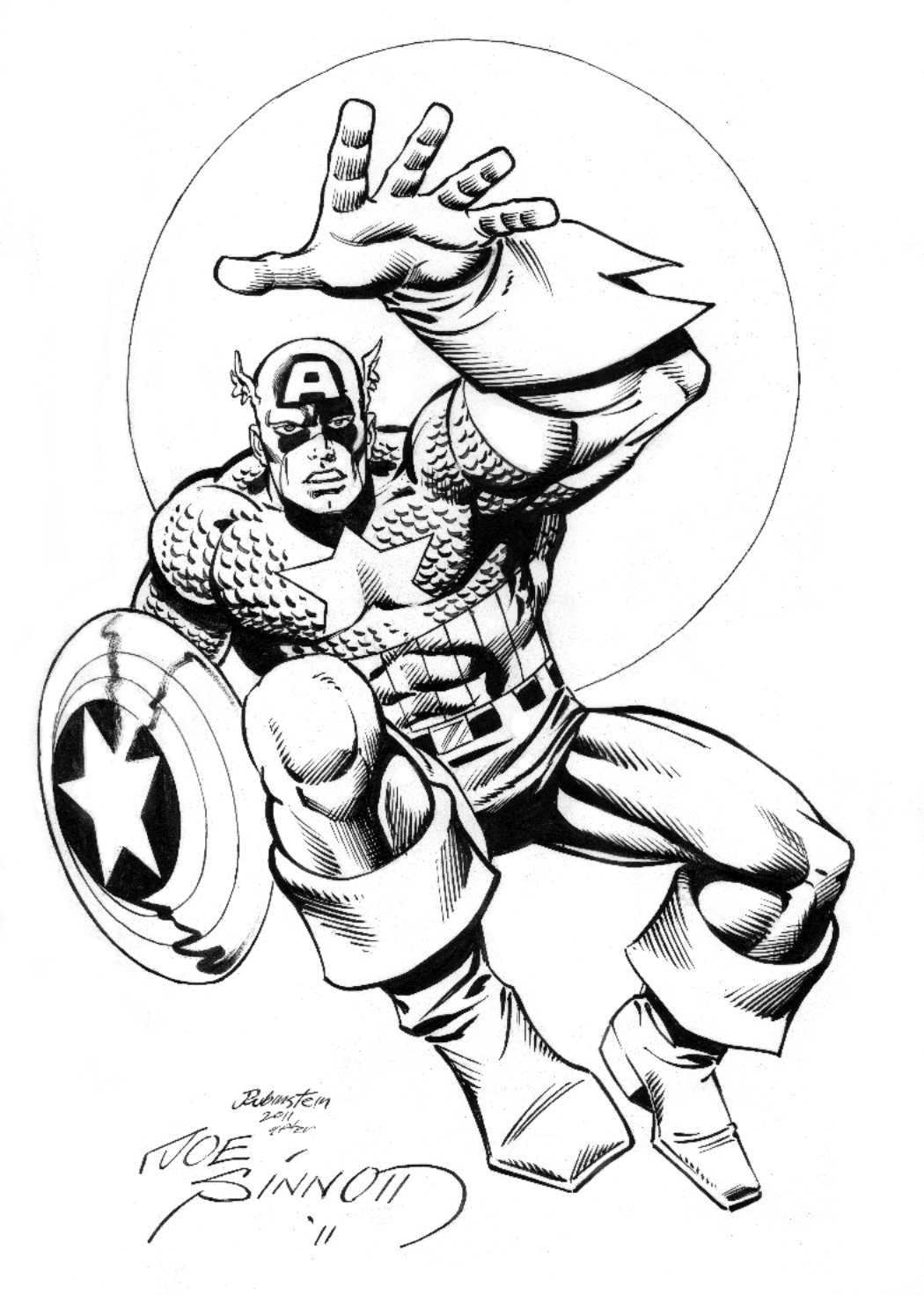 1050x1471 Inkwell Awards The Joe Sinnott Inking Challenge Continues!