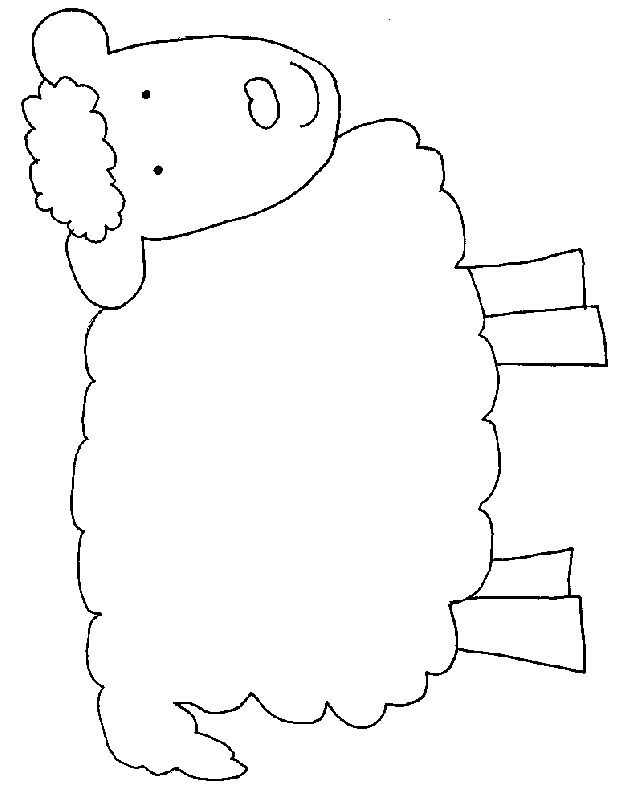 620x800 Innovation Sheep Outline Best 25 Lamb Template Ideas