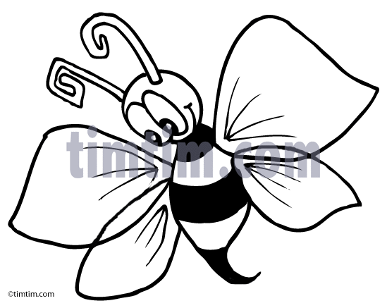 549x437 Free Drawing Of A Bee Bw From The Category Birds Amp Insects