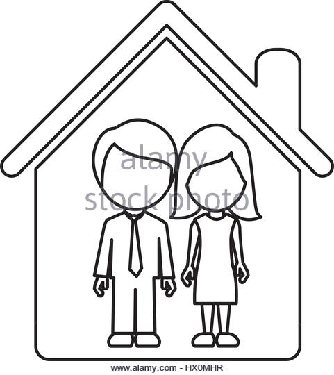 481x540 Cartoon House Black And White Stock Photos Amp Images