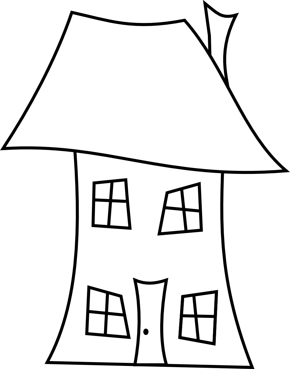 950x1207 Drawing Clipart House