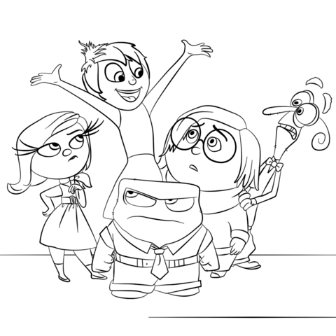 480x480 Inside Out All Characters Coloring Page Free Printable Coloring