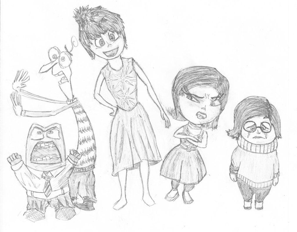 1011x790 Inside Out Pencil Fan Art By Ukrop001