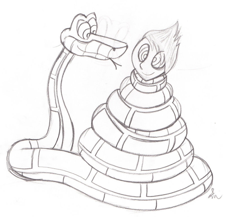 919x869 Kaa And Joy Sketch By Lol20