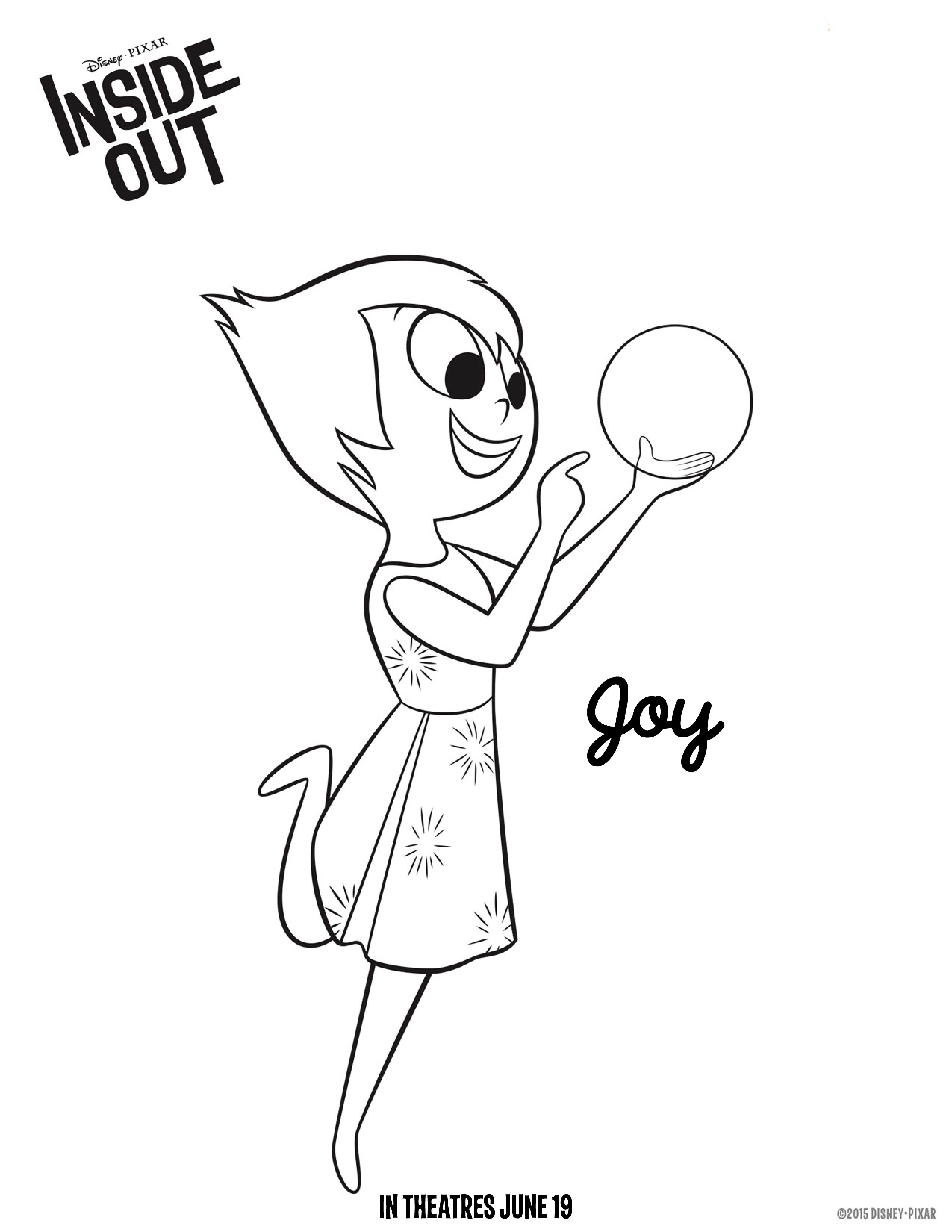 2550x3300 New Free Coloring Pages Inside Out Movie