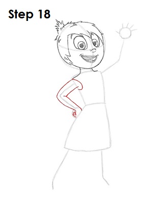 300x388 How To Draw Joy (Inside Out)