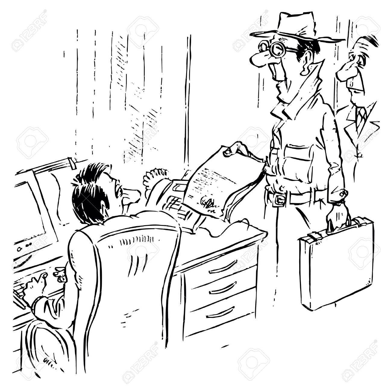 1291x1300 Unexpected Inspection Stock Photo, Picture And Royalty Free Image