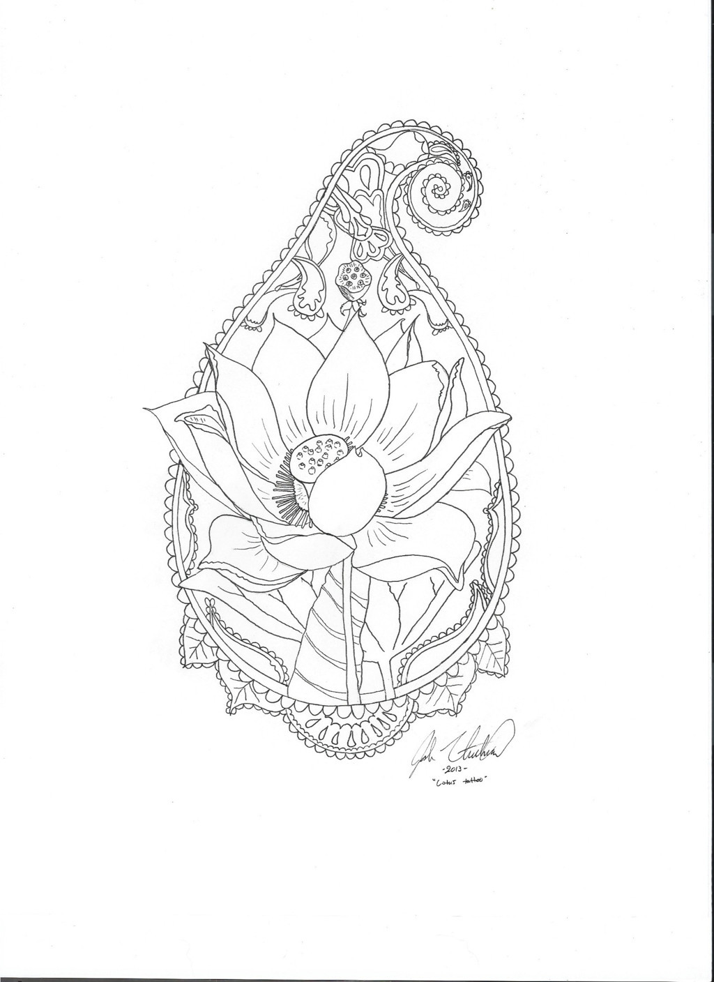 1024x1408 Mandala Flower Tattoos Tumblr 18075