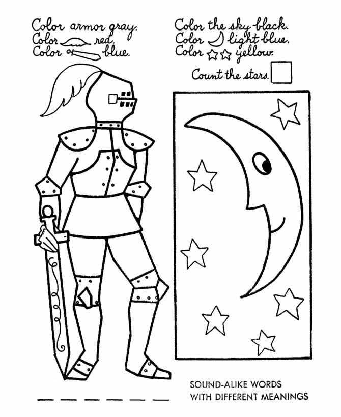 670x820 Coloring Instructions Coloring Page Learn To Color Homonym