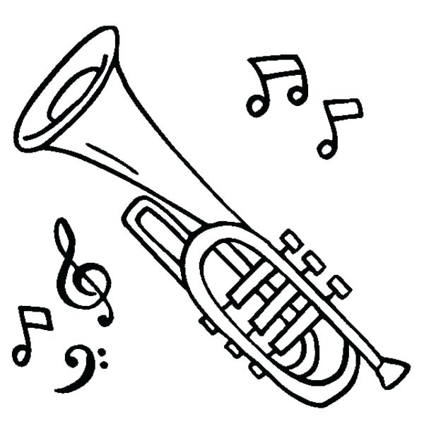 600x600 Coloring Pages Of Musical Instruments