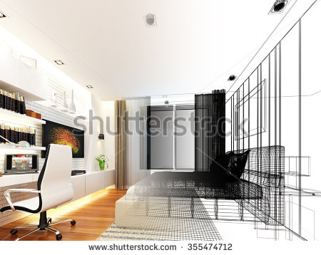 450x358 Interior Design Bedroom Sketches