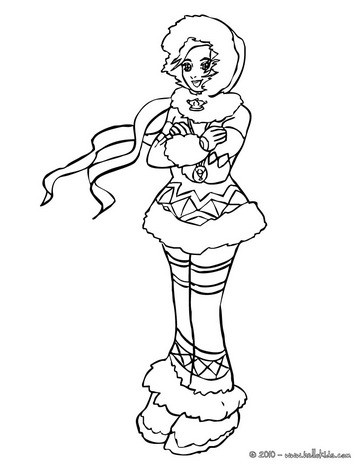 364x470 Inuit Princess Coloring Pages