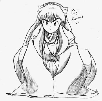352x351 Inuyasha Drawing By V1ciouzmizzazn