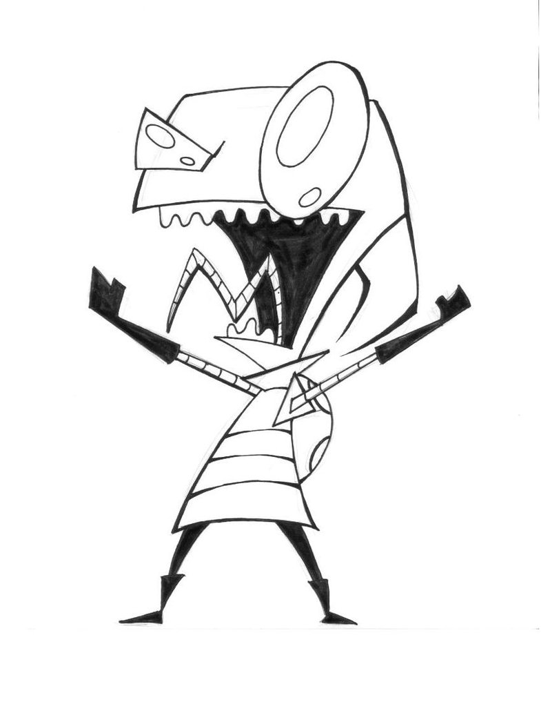 785x1017 Invader Zim By Theamat