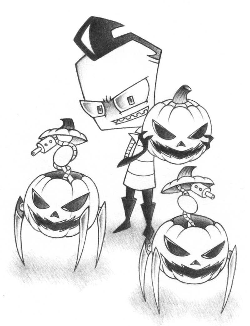 800x1043 Invader Zim By Sassafrass002