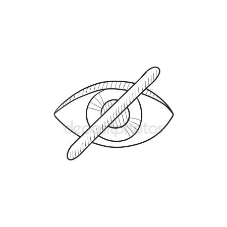 450x450 Invisible Sketch Icon. Stock Vector Rastudio