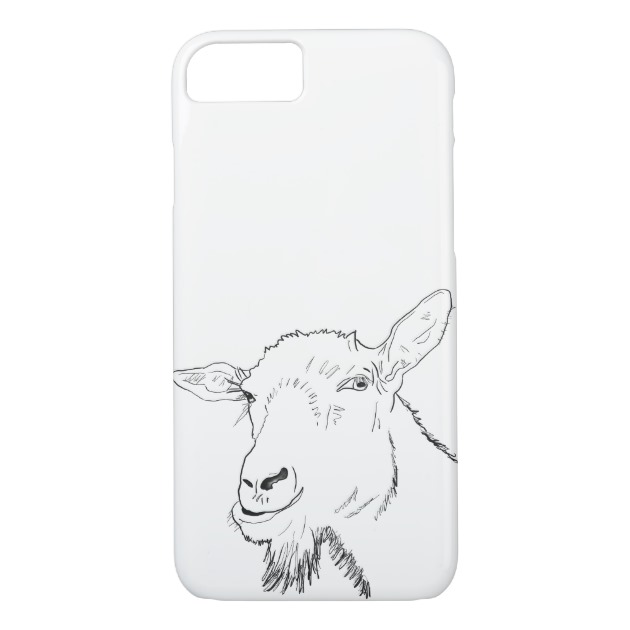 630x630 Funny Goat Stylish Line Drawing Animal Art Design Iphone 87 Case